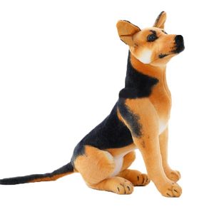 عروسک سگ پولیشی مدل سگ های پلیسی نشسته زیبا و بادوام