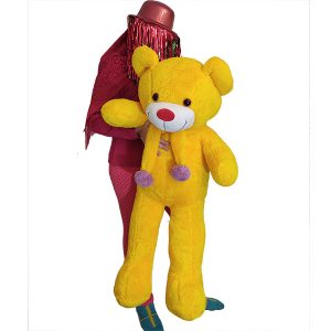 فروش خرس عروسکی زرد 1 متری